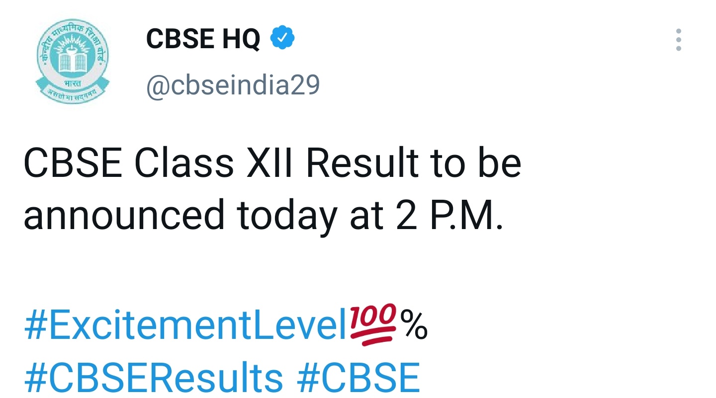 cbse.gov.in 2024 Class 12th Result (Direct link) cbseresults.nic.in