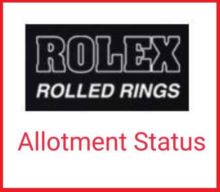 Rolex Rings IPO Allotment Status