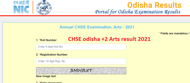 Odisha +2 Arts Result 2021 name wise result, mark sheet ...