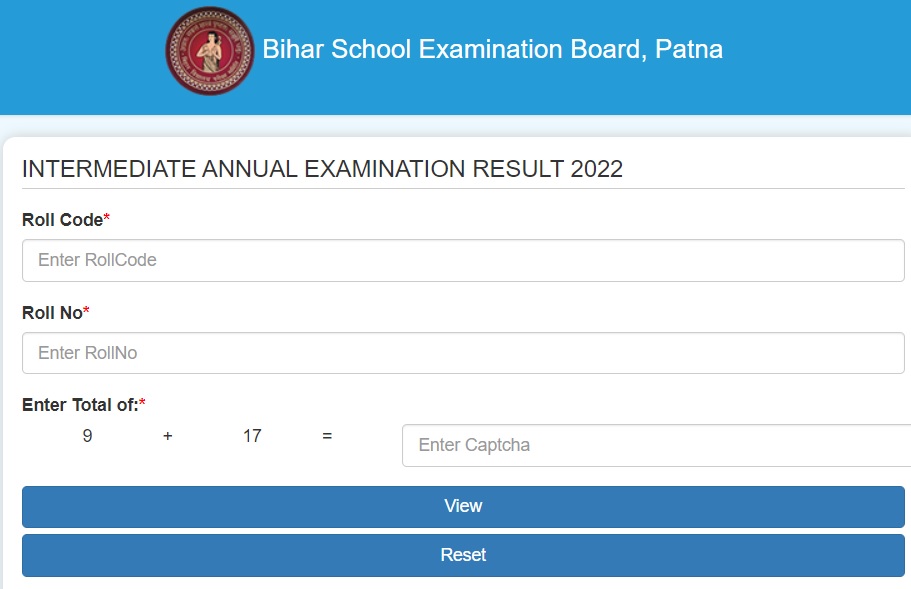 Bihar Board 12th Result 2022 Link (घोषित) Sarkari Result BSEB Inter Result 2022 at www.results.biharboardonline.com - MJPRU