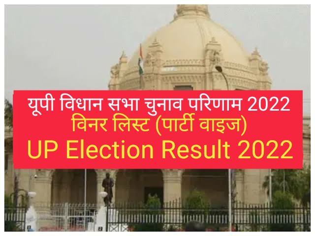 UP Vidhan Sabha Election Result 2022 Constituency Wise Winner Candidates Name List