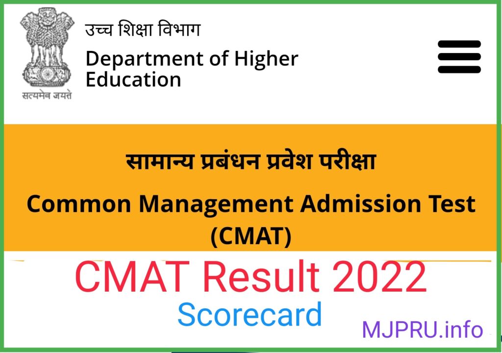 CMAT 2022 Result and Score Card Login Link 