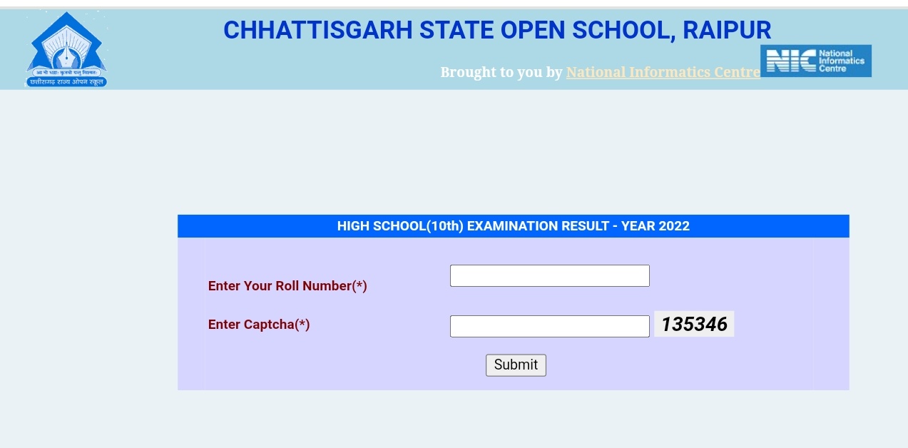 CG SOS 10th Result 2024 Link (घोषित) Chhattisgarh Open School