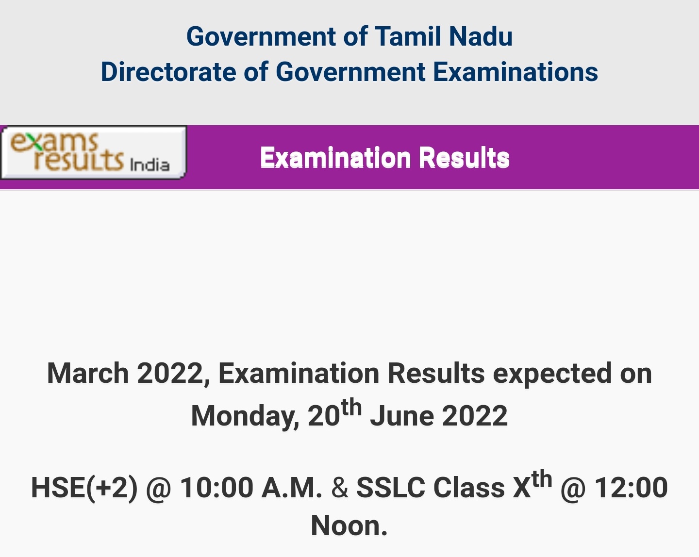 Tnresults.nic.in 10th Result 2024 (Out), Tamil Nadu SSLC Result 2024