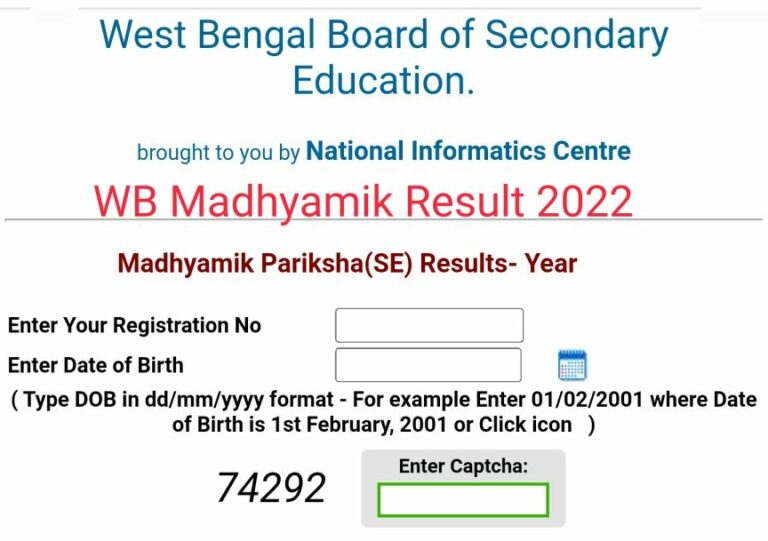 WB Madhyamik Result 2024 Out (link), wbresults.nic.in 2024 Madhyamik